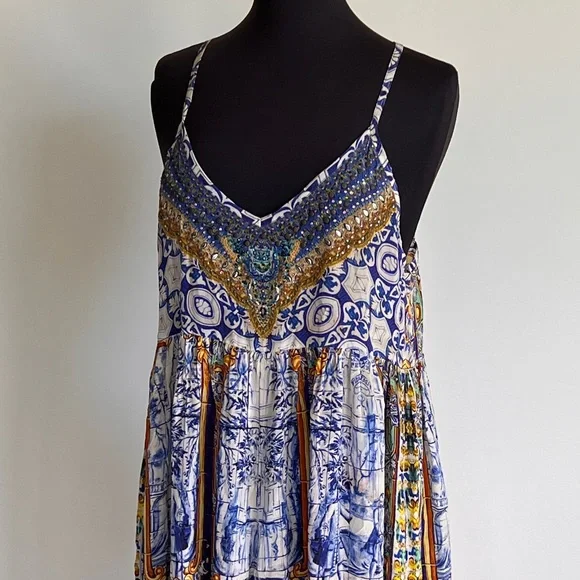 Camilla Embellished Jumpsuit size 1 (AU 8) - Picture 2 of 10